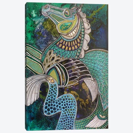 Hippokampos Canvas Print #LSH46} by Lynnette Shelley Canvas Artwork