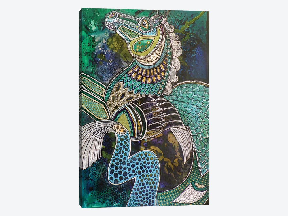 Hippokampos by Lynnette Shelley 1-piece Canvas Art Print