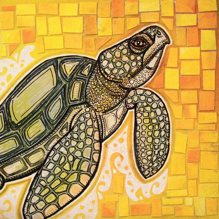 Swimming In The Sun by Lynnette Shelley wall art