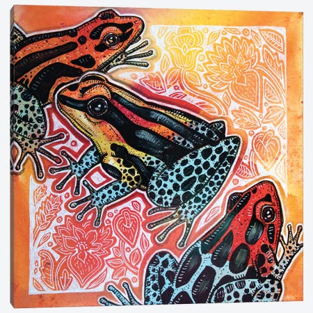 Little Frog Canvas Print by Lynnette Shelley