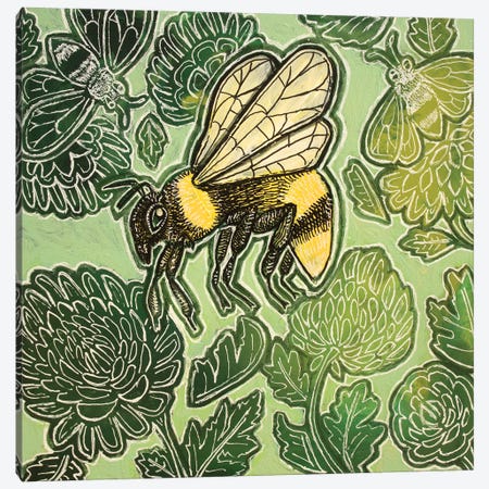 Sweet Bee Canvas Print #LSH479} by Lynnette Shelley Canvas Art