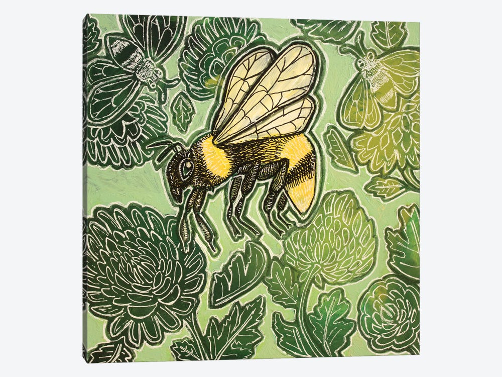 Sweet Bee by Lynnette Shelley 1-piece Canvas Wall Art