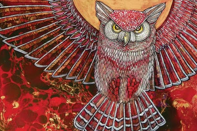 Hunter Owl by Lynnette Shelley art print