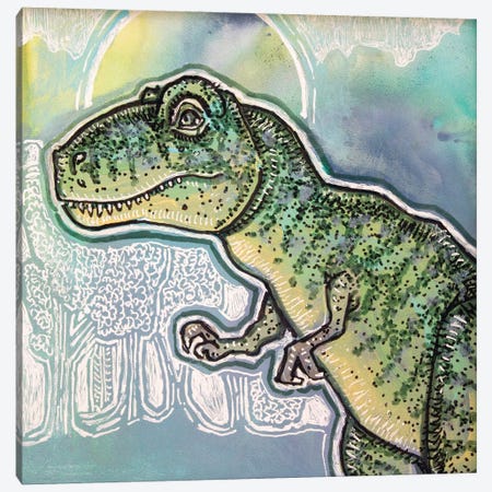 T-Rex Canvas Print #LSH482} by Lynnette Shelley Art Print