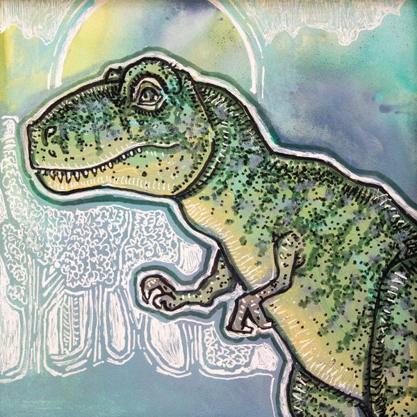 Kids Dinosaur Art: T-Rex by Lynnette Shelley