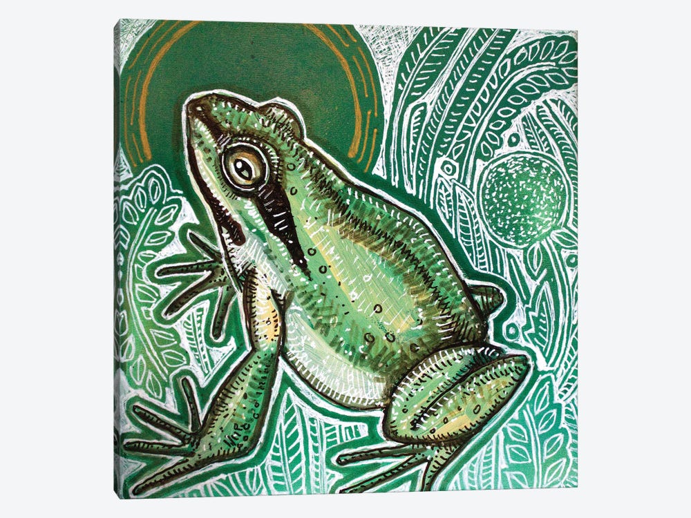 Pacific Tree Frog by Lynnette Shelley 1-piece Canvas Print