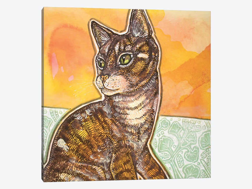 Young Cat by Lynnette Shelley 1-piece Canvas Art
