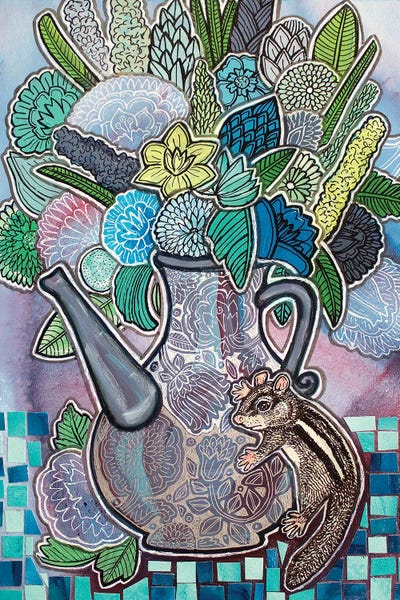 Squirrels: Tea Time by Lynnette Shelley