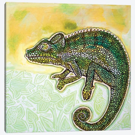Color Me Chameleon Canvas Print #LSH505} by Lynnette Shelley Canvas Art Print