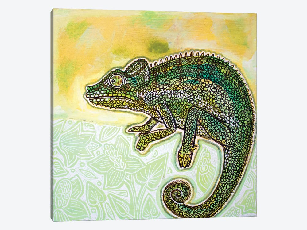 Color Me Chameleon by Lynnette Shelley 1-piece Canvas Wall Art