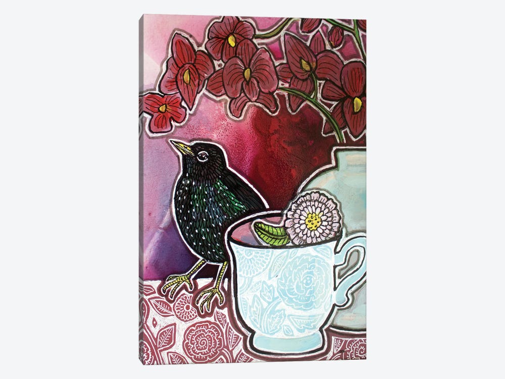 A Guest For Tea by Lynnette Shelley 1-piece Art Print