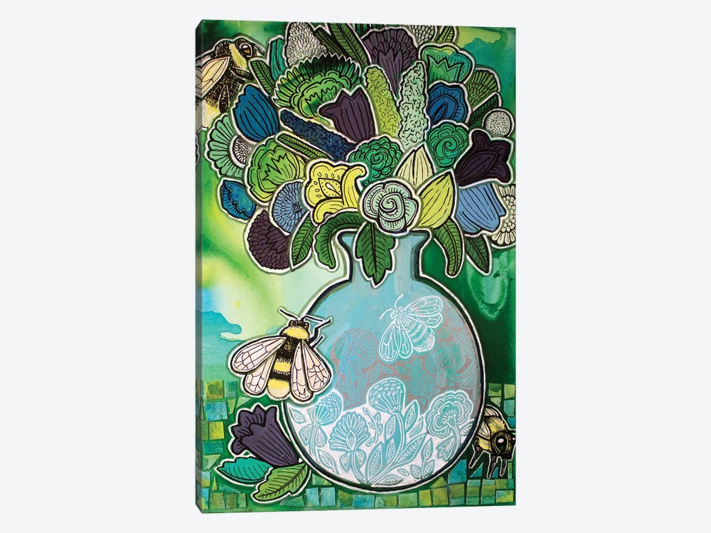 Bees And Blossoms by Lynnette Shelley 1-piece Art Print