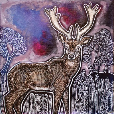 Wild Hart by Lynnette Shelley art print