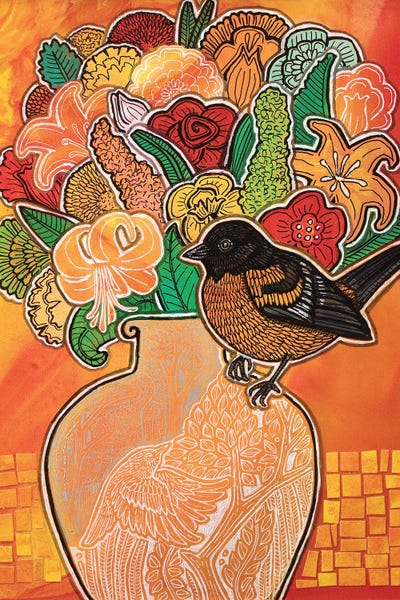 Blooming Oriole by Lynnette Shelley art print