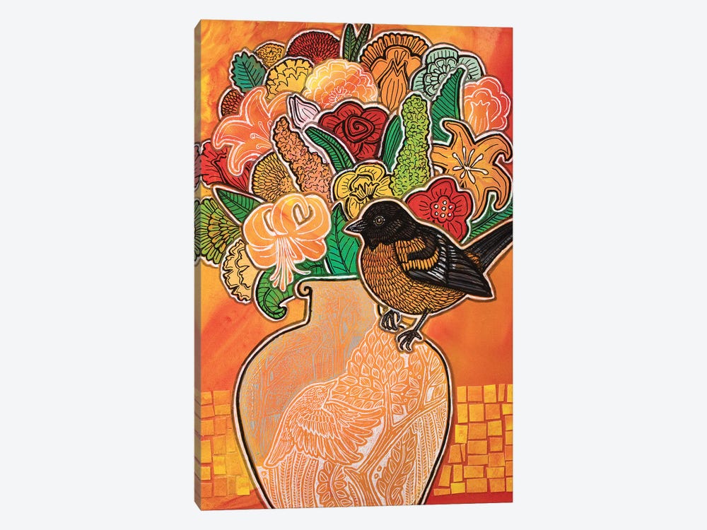 Blooming Oriole by Lynnette Shelley 1-piece Canvas Artwork