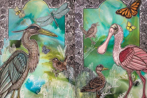 Dragonflies: Into The Wild Green by Lynnette Shelley