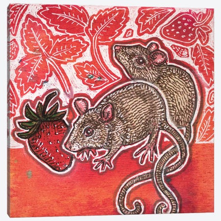 Sweet Berry Canvas Print #LSH529} by Lynnette Shelley Canvas Artwork