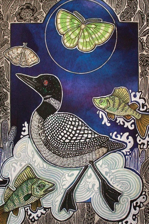 Under A Northern Moon by Lynnette Shelley wall art