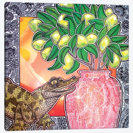 Key Lime Canvas Print #LSH532} by Lynnette Shelley Canvas Art Print