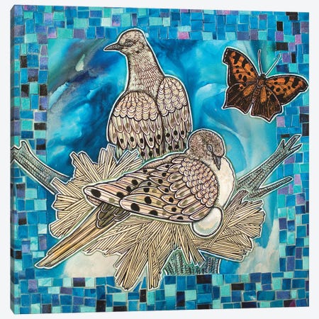 Nesting Doves Canvas Print #LSH539} by Lynnette Shelley Canvas Art Print