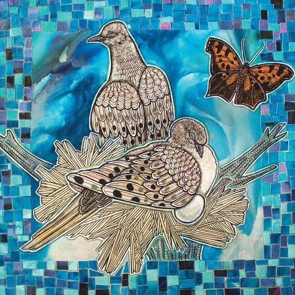 Doves & Pigeons: Nesting Doves by Lynnette Shelley