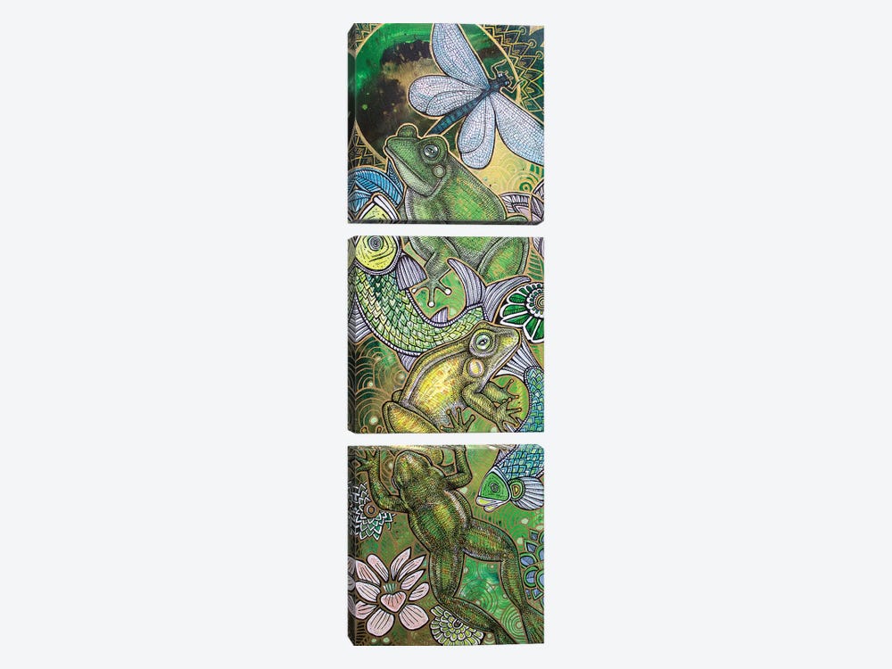Leap Frog by Lynnette Shelley 3-piece Art Print