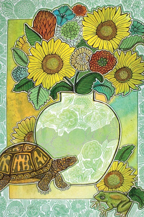 Summer Blooms by Lynnette Shelley wall art