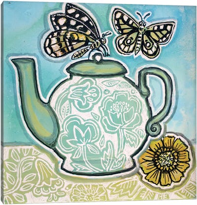 Tea For Two Canvas Art Print - Lynnette Shelley