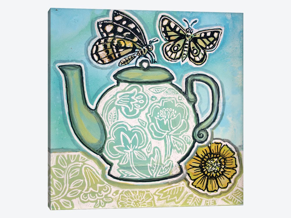 Tea For Two by Lynnette Shelley 1-piece Canvas Print