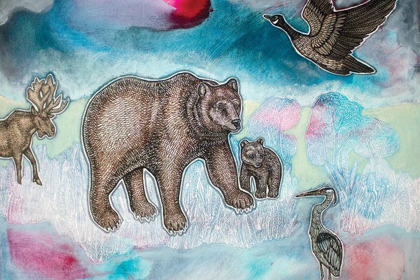 Moose: Under A Northern Sky by Lynnette Shelley