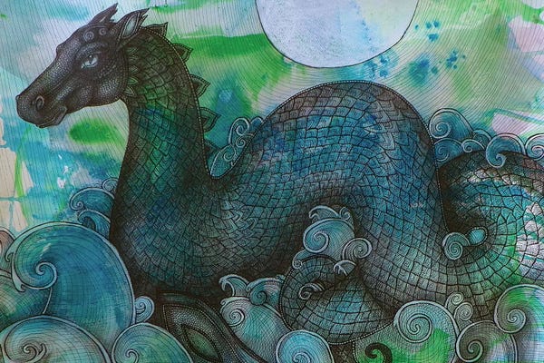 Lynnette Shelley: Loch Ness Monster by Lynnette Shelley