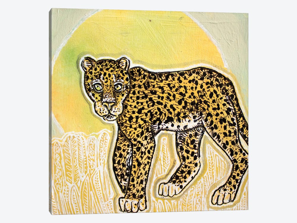 Sunny Day Leopard by Lynnette Shelley 1-piece Canvas Art Print