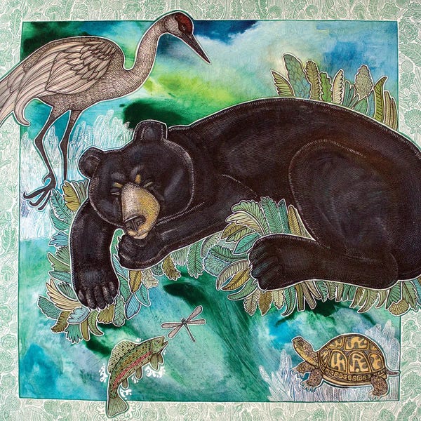 Black Bears: Sweet Dreams by Lynnette Shelley