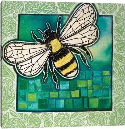 Bee Free Canvas Art Print - Lynnette Shelley