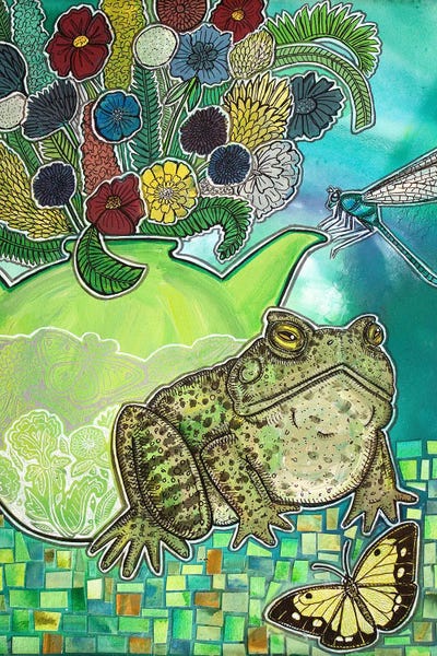 Frogs: Breakfast Tea by Lynnette Shelley