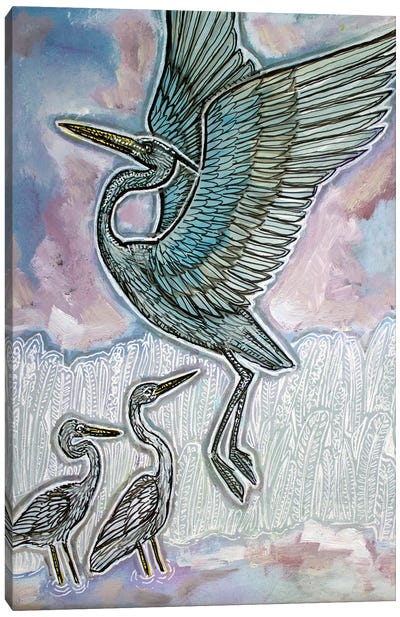 Up And Away Canvas Art Print - Pelican Art