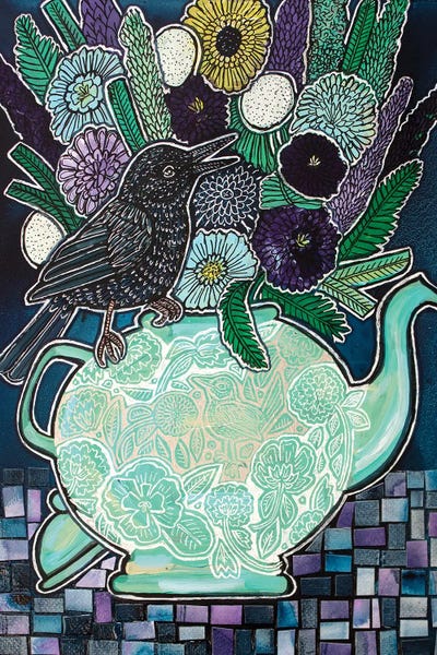 Fine Art Print: Tea And Tattle by Lynnette Shelley