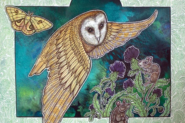 Mice: Night Flight by Lynnette Shelley