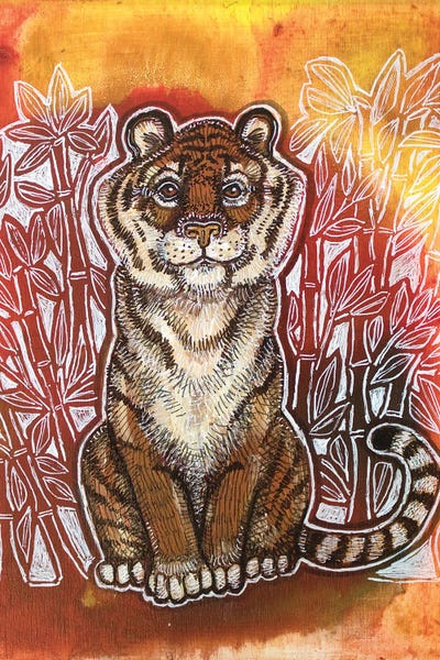 Bamboo: Tiger In The Bamboo by Lynnette Shelley