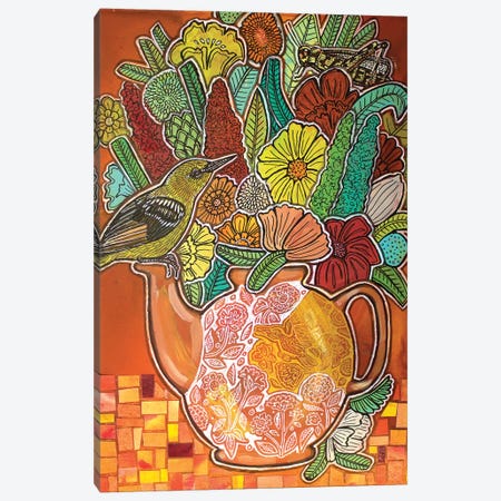 Ginger Tea Canvas Print #LSH630} by Lynnette Shelley Canvas Art
