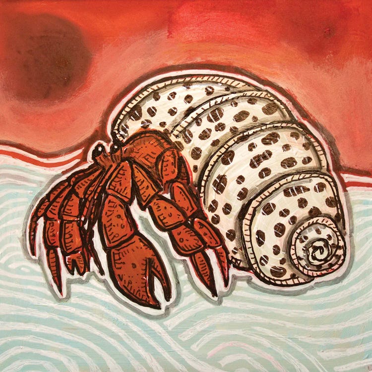 A Crabby Day by Lynnette Shelley wall art