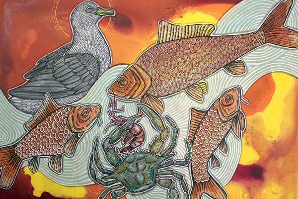 Koi: Happy Hour by Lynnette Shelley