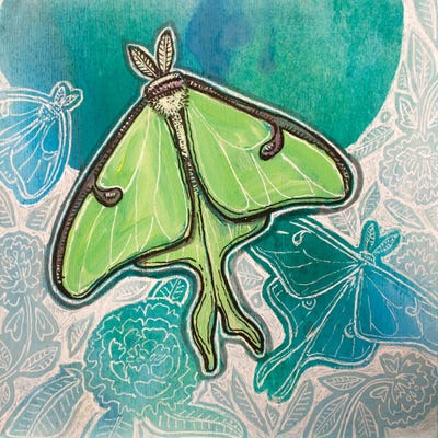 Lovely Luna by Lynnette Shelley framed wall art