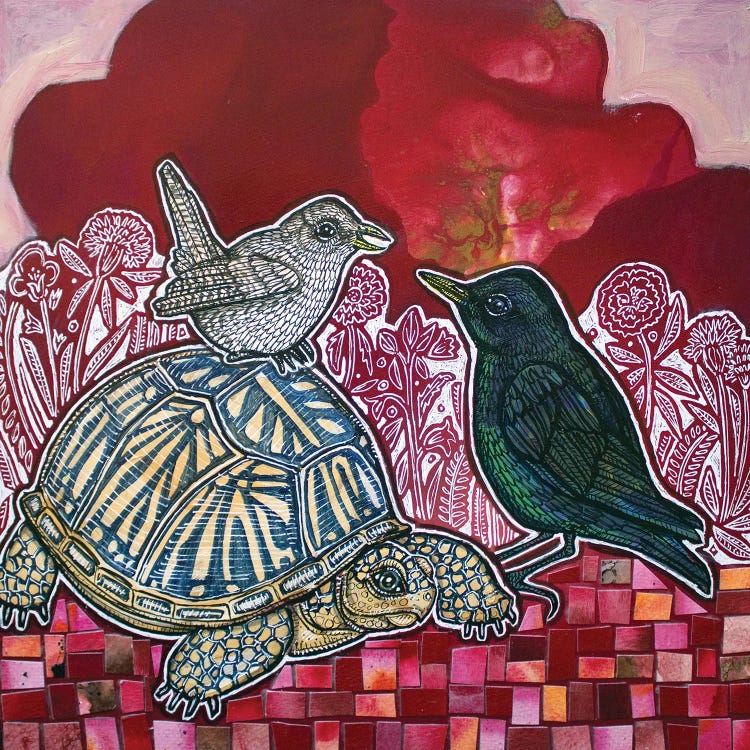 The Gossip by Lynnette Shelley wall art