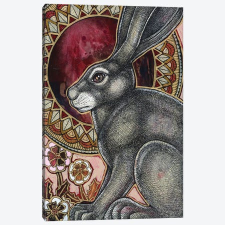 Sacred Hare  Canvas Print #LSH81} by Lynnette Shelley Canvas Art Print