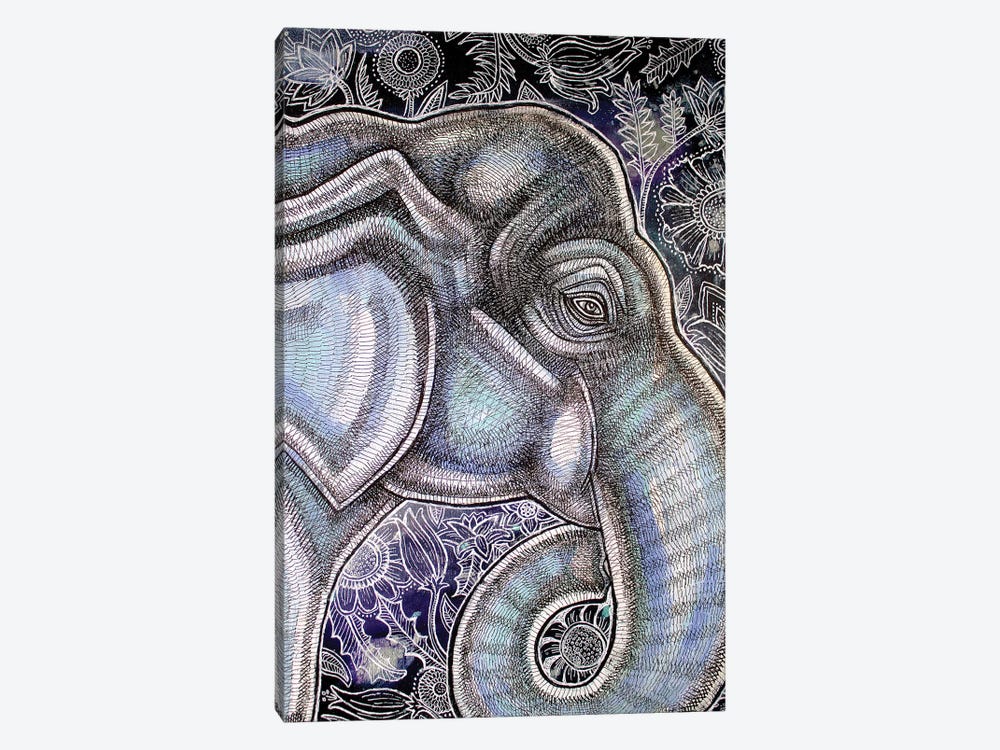 The Elephants Garden by Lynnette Shelley 1-piece Canvas Artwork