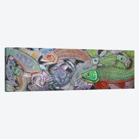 Aquatica Canvas Print #LSH9} by Lynnette Shelley Canvas Art