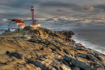 Cape Forchu Lightstation, Yarmouth, Nova Scotia, Gulf Of Maine, Canada by Scott Leslie art print