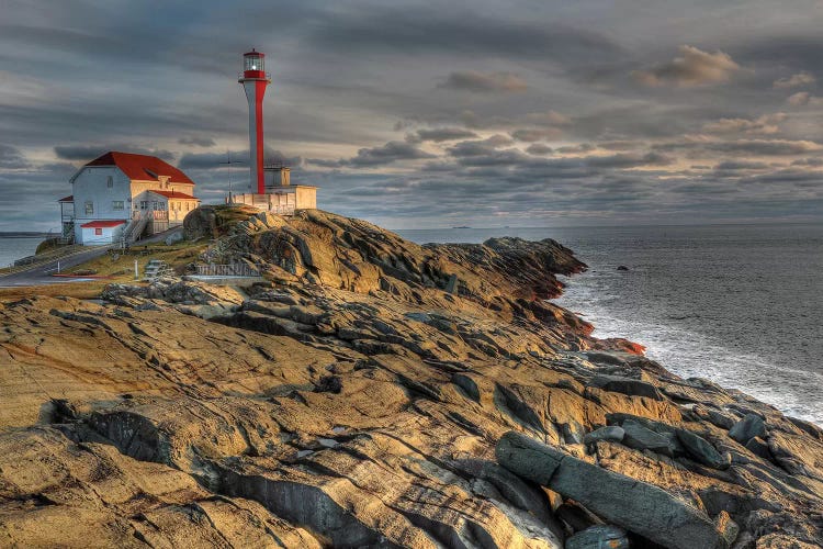 Cape Forchu Lightstation, Yarmouth, Nova Scotia, Gulf Of Maine, Canada