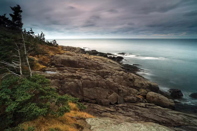 Coast At Dusk, Bay Of Fundy, Canada